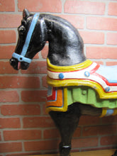 Load image into Gallery viewer, CAROUSEL HORSE old cast metal shore amusement park display Steel Pier AC NJ