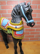 Load image into Gallery viewer, CAROUSEL HORSE old cast metal shore amusement park display Steel Pier AC NJ