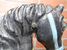 Load image into Gallery viewer, CAROUSEL HORSE old cast metal shore amusement park display Steel Pier AC NJ