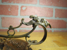 Load image into Gallery viewer, 19c Bronze Decorative Arts Chamberstick Candlestick Evil Man Beast Monster FRES