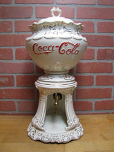 Load image into Gallery viewer, COCA-COLA SYRUP DISPENSER VTG LIMITED REISSUE 1896 PORCELAIN WHEELING POTTERY SODA FOUNTAIN COKE ICE CREAM SHOPPE SIGN URN ADVERTISING
