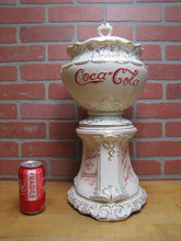 Load image into Gallery viewer, COCA-COLA SYRUP DISPENSER VTG LIMITED REISSUE 1896 PORCELAIN WHEELING POTTERY SODA FOUNTAIN COKE ICE CREAM SHOPPE SIGN URN ADVERTISING