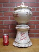 Load image into Gallery viewer, COCA-COLA SYRUP DISPENSER VTG LIMITED REISSUE 1896 PORCELAIN WHEELING POTTERY SODA FOUNTAIN COKE ICE CREAM SHOPPE SIGN URN ADVERTISING