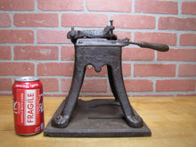 Load image into Gallery viewer, ACME CIGAR BRANDING MACHINE J W STRIEDER BOSTON MASS USA Antique Advertising GOLDEN CLOUD Cigar Store Display Making Equipment Tool