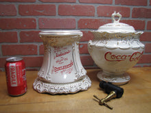 Load image into Gallery viewer, COCA-COLA SYRUP DISPENSER VTG LIMITED REISSUE 1896 PORCELAIN WHEELING POTTERY SODA FOUNTAIN COKE ICE CREAM SHOPPE SIGN URN ADVERTISING
