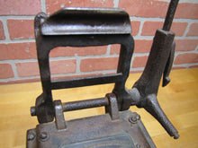 Load image into Gallery viewer, ACME CIGAR BRANDING MACHINE J W STRIEDER BOSTON MASS USA Antique Advertising GOLDEN CLOUD Cigar Store Display Making Equipment Tool