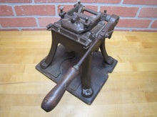 Load image into Gallery viewer, ACME CIGAR BRANDING MACHINE J W STRIEDER BOSTON MASS USA Antique Advertising GOLDEN CLOUD Cigar Store Display Making Equipment Tool