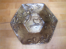 Load image into Gallery viewer, BERNDORF AUSTRIA 19c Bronze Art Nouveau Decorative Arts Birds Dish Platter