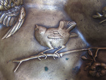 Load image into Gallery viewer, BERNDORF AUSTRIA 19c Bronze Art Nouveau Decorative Arts Birds Dish Platter