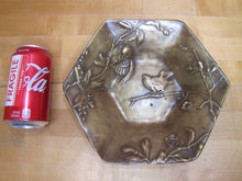 Load image into Gallery viewer, BERNDORF AUSTRIA 19c Bronze Art Nouveau Decorative Arts Birds Dish Platter