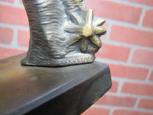 Load image into Gallery viewer, FRANKART COWBOY 1920 30s Art Deco Western Americana Bookends Decorative Statues Book Ends