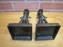 Load image into Gallery viewer, FRANKART COWBOY 1920 30s Art Deco Western Americana Bookends Decorative Statues Book Ends
