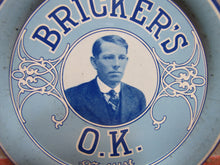 Load image into Gallery viewer, DO YOU EAT BRICKERS OK OR JUST BREAD Original Old Advertising Sign Tray