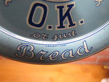 Load image into Gallery viewer, DO YOU EAT BRICKERS OK OR JUST BREAD Original Old Advertising Sign Tray