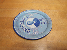 Load image into Gallery viewer, DO YOU EAT BRICKERS OK OR JUST BREAD Original Old Advertising Sign Tray