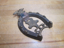 Load image into Gallery viewer, GAR GRAND ARMY OF THE REPUBLIC EAGLE US FLAG Antique Cast Iron Decorative Arts Plaque Trivet Paperweight