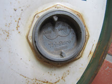 Load image into Gallery viewer, QUAKER STATE MOTOR OIL 55g Barrel Top Can Sign Advertising OIL CITY PENNSYLVANIA