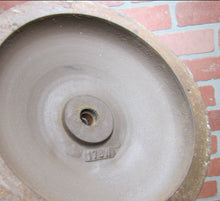 Load image into Gallery viewer, Gnome Smoking Stand Antique Cigar Ashtray Tray Matchbook Holder Cast Iron 29"