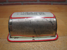 Load image into Gallery viewer, Dr SHOOP RACINE WIS LAX-ETS BOWL LAXATIVE Antique Advertising Tin MatchSafe Sign Match Holder