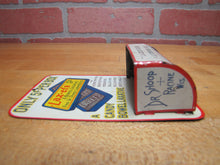 Load image into Gallery viewer, Dr SHOOP RACINE WIS LAX-ETS BOWL LAXATIVE Antique Advertising Tin MatchSafe Sign Match Holder