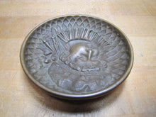Load image into Gallery viewer, W H JACKSON Co BABY CHILDS FACE Antique Decorative Art Bronze Brass Ornate Tray