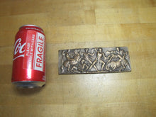 Load image into Gallery viewer, Warriors in Battle Old Brass Grand Tour Bronze Decorative Arts Relief Plaque Henning