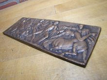 Load image into Gallery viewer, Warriors in Battle Old Brass Grand Tour Bronze Decorative Arts Relief Plaque Henning