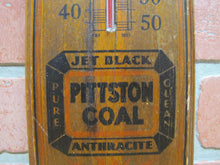 Load image into Gallery viewer, PITTSTON COAL PATTISON & BOWNS BATTERY PLACE NEW YORK NY Old Advertising Thermometer Sign