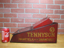 Load image into Gallery viewer, TENNYSON 5c CIGARS Old Store Display Humidor Case Sign PROP MAZER-CRESSMAN Co Made by CADILLAC Can Co CIN O USA