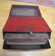 Load image into Gallery viewer, TENNYSON 5c CIGARS Old Store Display Humidor Case Sign PROP MAZER-CRESSMAN Co Made by CADILLAC Can Co CIN O USA