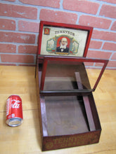 Load image into Gallery viewer, TENNYSON 5c CIGARS Old Store Display Humidor Case Sign PROP MAZER-CRESSMAN Co Made by CADILLAC Can Co CIN O USA