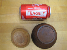 Load image into Gallery viewer, GOOD LUCK SWIRLING LOG Antique Wooden Trinket Box Tobacco Snuff 1800s
