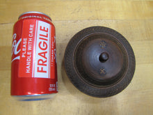 Load image into Gallery viewer, GOOD LUCK SWIRLING LOG Antique Wooden Trinket Box Tobacco Snuff 1800s