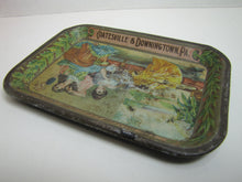 Load image into Gallery viewer, THE BOSTON CLOTHING HOUSE Antique Advertising Tray COATSVILLE & DOWNINGTOWN PA