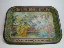 Load image into Gallery viewer, THE BOSTON CLOTHING HOUSE Antique Advertising Tray COATSVILLE & DOWNINGTOWN PA