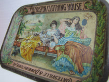 Load image into Gallery viewer, THE BOSTON CLOTHING HOUSE Antique Advertising Tray COATSVILLE & DOWNINGTOWN PA