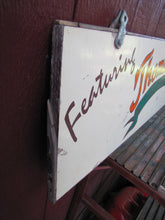 Load image into Gallery viewer, THOMAS SWEET DELICIOUS ICE CREAM Vintage Double Sided Wooden Advertising Sign