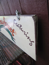 Load image into Gallery viewer, THOMAS SWEET DELICIOUS ICE CREAM Vintage Double Sided Wooden Advertising Sign