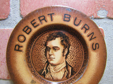 Load image into Gallery viewer, ROBERT BURNS CIGAR Antique Advertising Ashtray Tip Card Tray Sign Tin Litho Ad