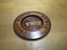 Load image into Gallery viewer, ROBERT BURNS CIGAR Antique Advertising Ashtray Tip Card Tray Sign Tin Litho Ad