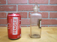 Load image into Gallery viewer, ALCOHOL Antique Apothecary Bottle Medicine Drug Store Reverse Glass Label p1899