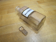 Load image into Gallery viewer, ALCOHOL Antique Apothecary Bottle Medicine Drug Store Reverse Glass Label p1899
