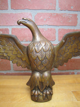 Load image into Gallery viewer, SPREAD WINGED EAGLE Antique Bronze Brass Decorative Arts Architectural Hardware Element Large 9+ lbs