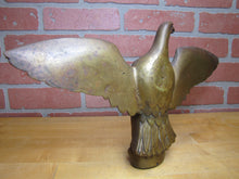 Load image into Gallery viewer, SPREAD WINGED EAGLE Antique Bronze Brass Decorative Arts Architectural Hardware Element Large 9+ lbs