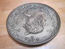 Load image into Gallery viewer, BRADLEY & HUBBARD Lovely Maiden Butterfly Antique High Relief Plaque Charger B&H