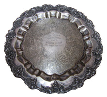 Load image into Gallery viewer, 1927 SMITHTOWN HORSE SHOW Award Plaque Sign SADDLE HORSE BARBOUR Silver Plate 152 Hands and Over