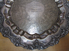 Load image into Gallery viewer, 1927 SMITHTOWN HORSE SHOW Award Plaque Sign SADDLE HORSE BARBOUR Silver Plate 152 Hands and Over