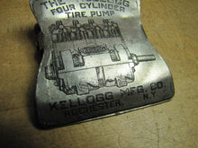 Load image into Gallery viewer, KELLOGG 4 CYLINDER TIRE PUMP Old Gas Station Repair Shop Advertising Paperclip