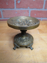 Load image into Gallery viewer, Cupid Cherub Putti Puppy Dog Antique Bronze Decorative Arts High Relief Ornate Raised Tray Pedestal Footed Urn Flowers Landscape
