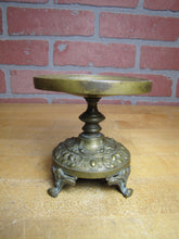 Load image into Gallery viewer, Cupid Cherub Putti Puppy Dog Antique Bronze Decorative Arts High Relief Ornate Raised Tray Pedestal Footed Urn Flowers Landscape